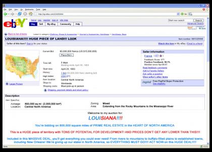 HISTORYTMND: The eBay Louisiana Purchase HISTORYTMND: The eBay Louisiana Purchase